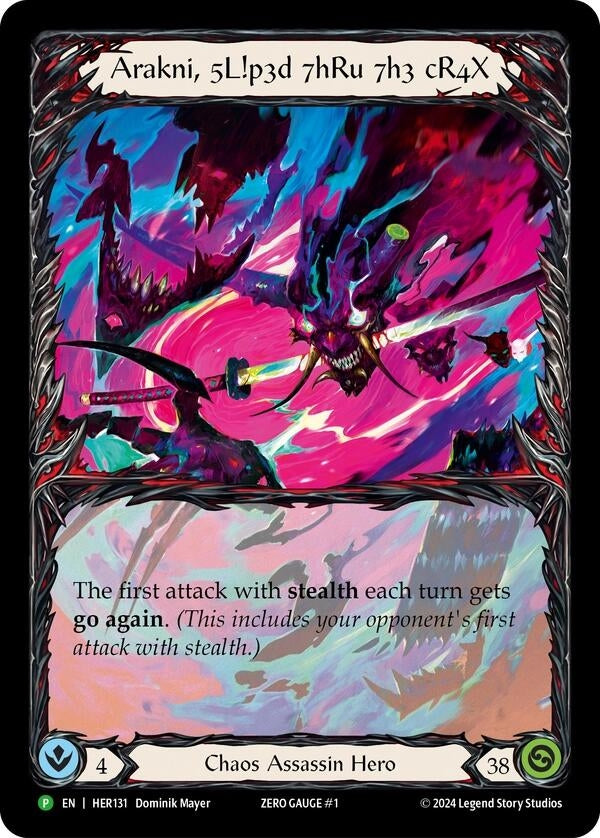 Image for Arakni, 5L!p3d 7hRu 73h cR4X - HER131 (HER131) (Flesh and Blood: Promo Cards) - Flesh and Blood TCG