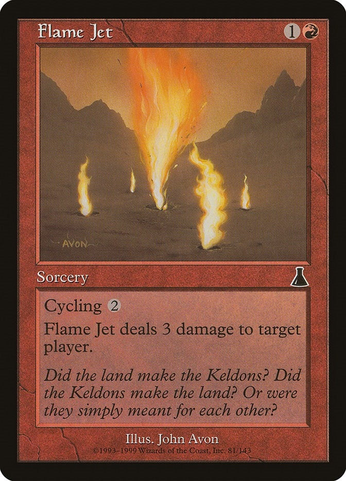 Flame Jet (81) [UDS] - MTG Single
