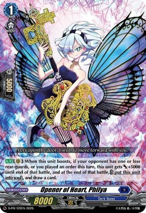Image for Opener of Heart, Philya (D-PR/722EN) [D Promo Cards] - Cardfight Vanguard