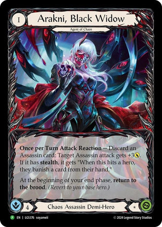 Image for Arakni, Black Widow (Extended Art) - LGS376 (LGS376) (Flesh and Blood: Promo Cards) - Flesh and Blood TCG