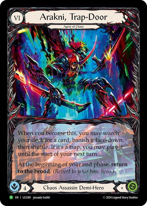 Image for Arakni, Trap-Door (Extended Art) - LGS381 (LGS381) (Flesh and Blood: Promo Cards) - Flesh and Blood TCG