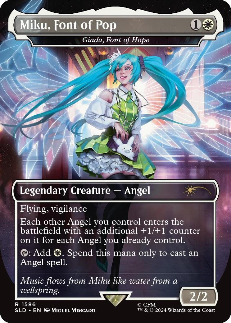 Image for Miku, Font of Pop - Giada, Font of Hope (1586) (Secret Lair Drop Series) - Magic: The Gathering