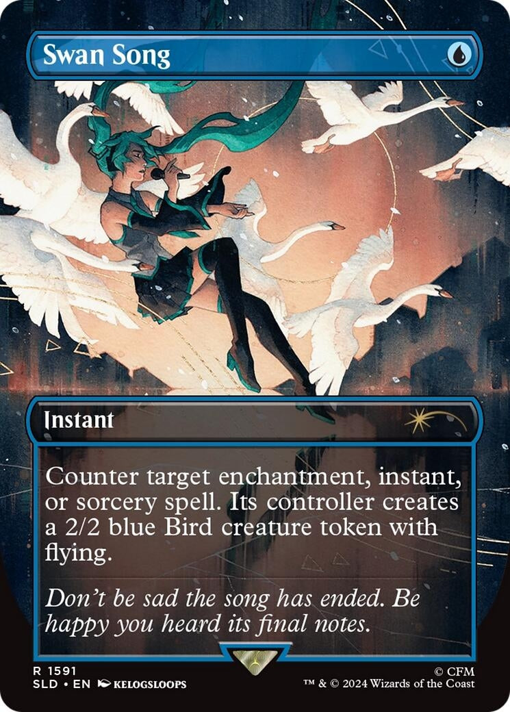 Image for Swan Song (1591) (1591) (Secret Lair Drop Series) - Magic: The Gathering