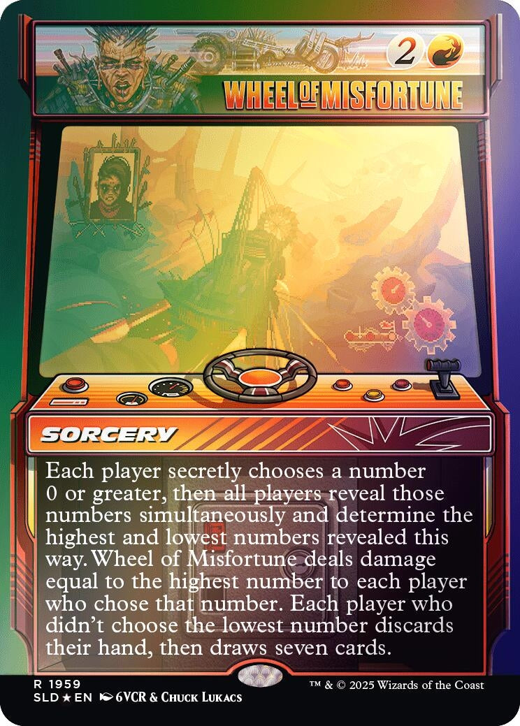 Image for Wheel of Misfortune (1959) (Rainbow Foil) (1959) (Secret Lair Drop Series) - Magic: The Gathering