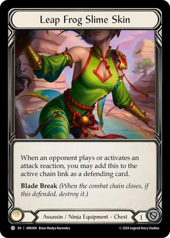 Image for Leap Frog Slime Skin (ARK004) (Blitz Deck: The Hunted - Arakni) - Flesh and Blood TCG