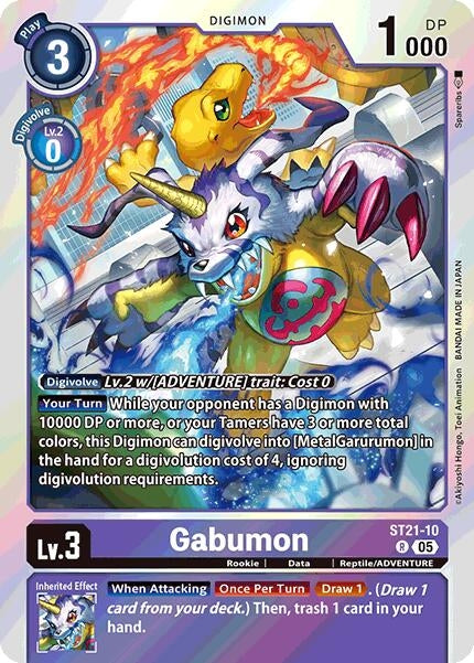 Image for Gabumon (ST21-10 R) (Starter Deck 21: Hero of Hope) - Digimon Card Game