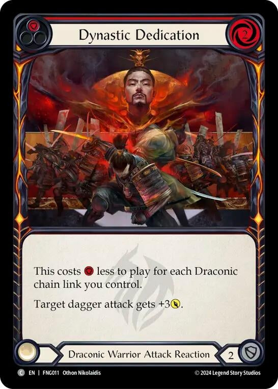 Image for Dynastic Dedication (Red) (FNG011) (Blitz Deck: The Hunted - Fang) - Flesh and Blood TCG