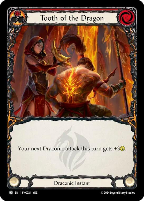 Image for Tooth of the Dragon (Red) (FNG021) - Flesh and Blood TCG