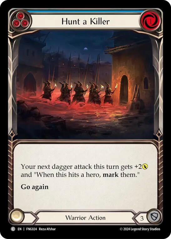 Image for Hunt a Killer (Blue) (FNG024) (Blitz Deck: The Hunted - Fang) - Flesh and Blood TCG