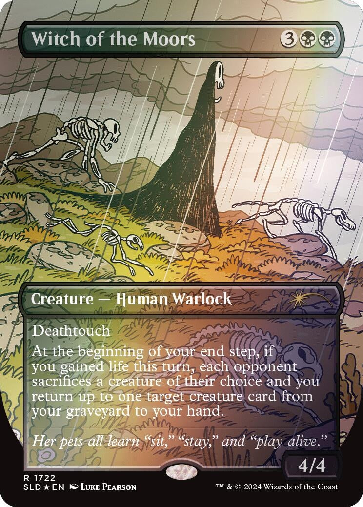 Image for Witch of the Moors (Rainbow Foil) (1722) (Secret Lair Drop Series) - Magic: The Gathering
