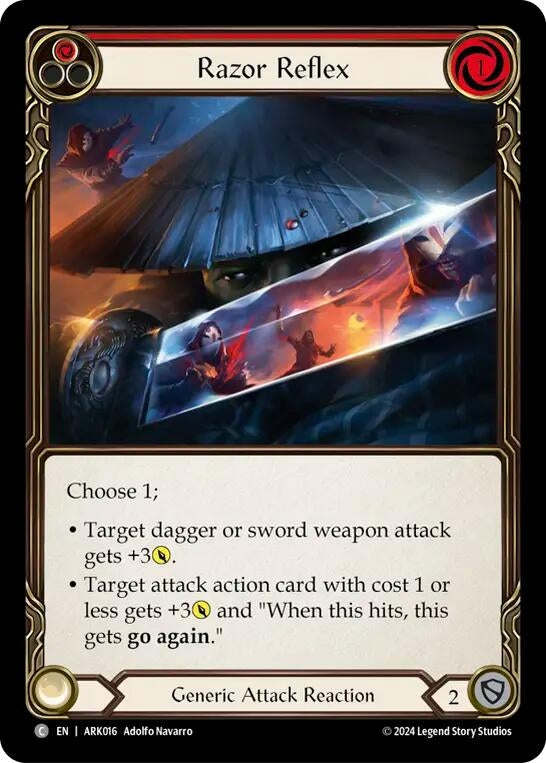 Image for Razor Reflex (Red) (ARK016) (Blitz Deck: The Hunted - Arakni) - Flesh and Blood TCG