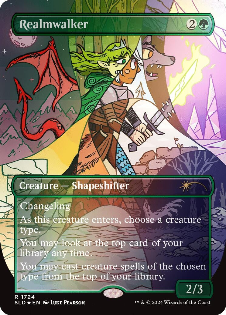 Image for Realmwalker (Rainbow Foil) (1724) (Secret Lair Drop Series) - Magic: The Gathering