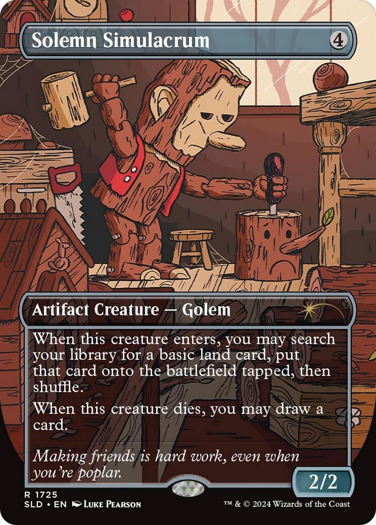 Image for Solemn Simulacrum (1725) (1725) (Secret Lair Drop Series) - Magic: The Gathering
