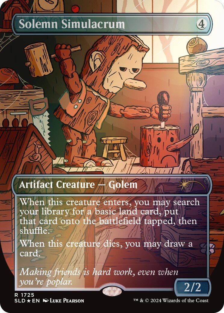 Image for Solemn Simulacrum (1725) (Rainbow Foil) (1725) (Secret Lair Drop Series) - Magic: The Gathering