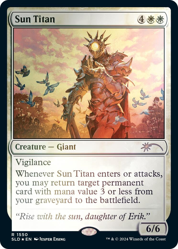 Image for Sun Titan (Rainbow Foil) (1550) (Secret Lair Drop Series) - Magic: The Gathering