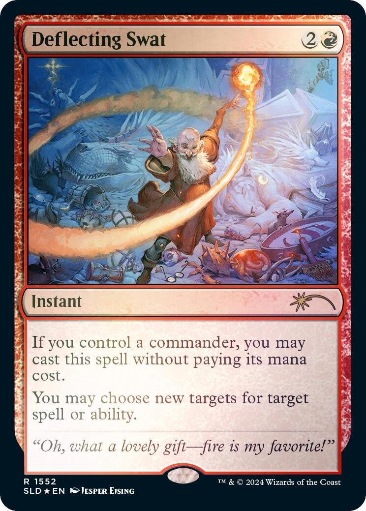 Image for Deflecting Swat (Rainbow Foil) (1552) (Secret Lair Drop Series) - Magic: The Gathering