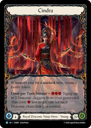 Image for Cindra (CIN001) (Blitz Deck: The Hunted - Cindra) - Flesh and Blood TCG
