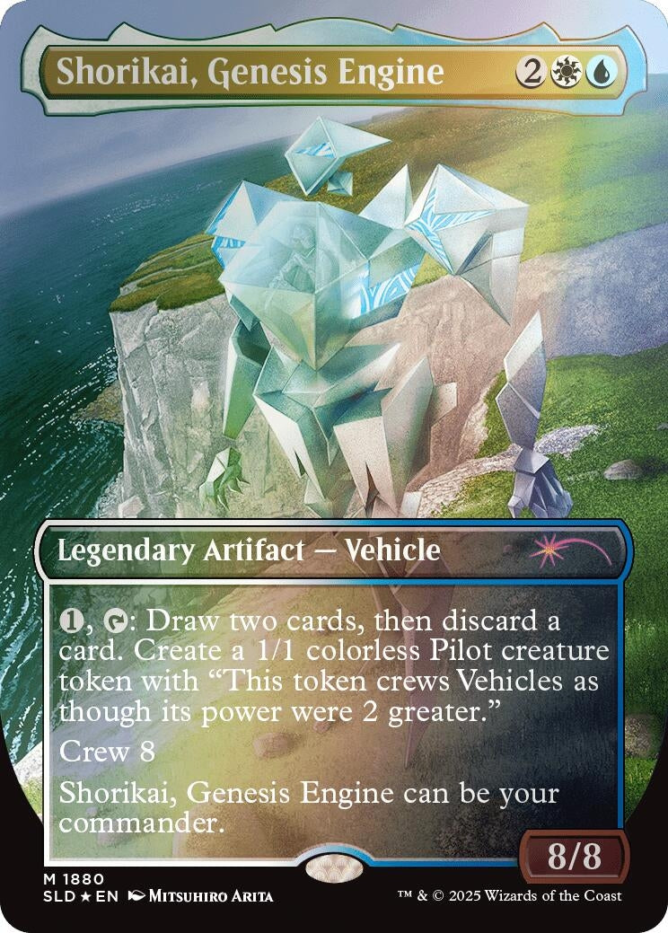 Image for Shorikai, Genesis Engine (Rainbow Foil) (1880) (Secret Lair Drop Series) - Magic: The Gathering