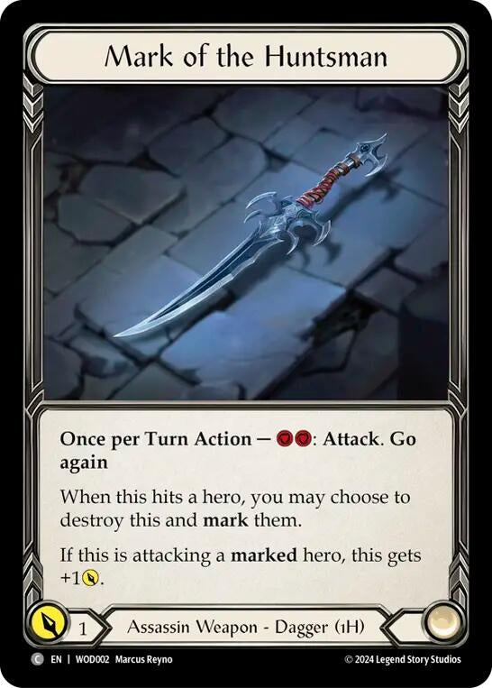 Image for Mark of the Huntsman (WOD002) (Blitz Deck: The Hunted - Arakni, Web of Deceit) - Flesh and Blood TCG