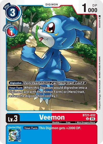 Veemon (BT21-032 U) (World Convergence)