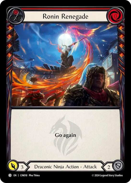 Image for Ronin Renegade (Red) (CIN018) (Blitz Deck: The Hunted - Cindra) - Flesh and Blood TCG