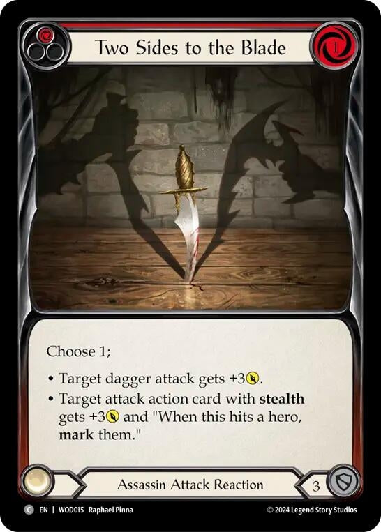 Image for Two Sides to the Blade (WOD015) - Flesh and Blood TCG