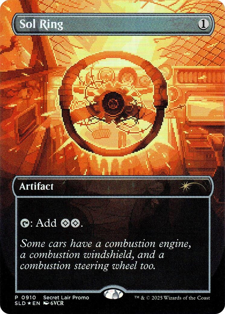 Image for Sol Ring (0910) (Rainbow Foil) (910) (Secret Lair Drop Series) - Magic: The Gathering
