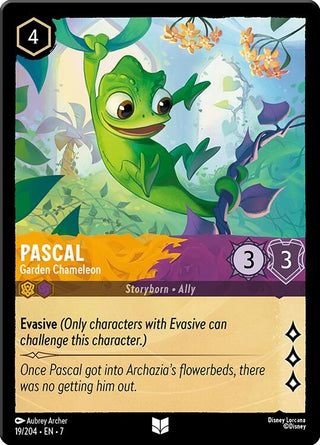 Image for Pascal - Garden Chameleon (19/204) [Archazia's Island] - Disney Lorcana
