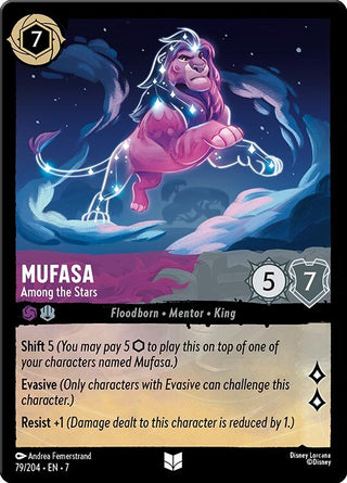 Image for Mufasa - Among the Stars (79/204) [Archazia's Island] - Disney Lorcana