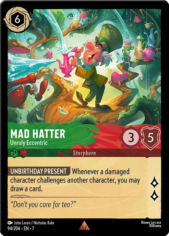 Image for Mad Hatter - Unruly Eccentric (94/204) [Archazia's Island] - Disney Lorcana