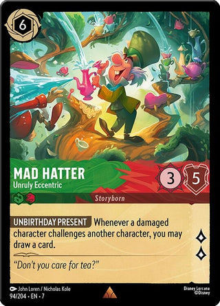 Image for Mad Hatter - Unruly Eccentric (94/204) [Archazia's Island] - Disney Lorcana