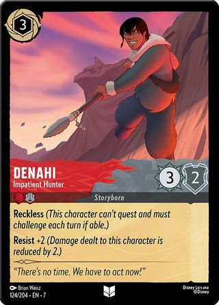 Image for Denahi - Impatient Hunter (124/204) [Archazia's Island] - Disney Lorcana