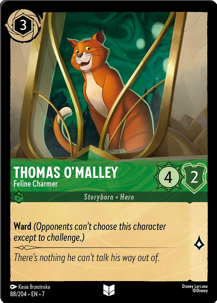 Image for Thomas O'Malley - Feline Charmer (88/204) [Archazia's Island] - Disney Lorcana