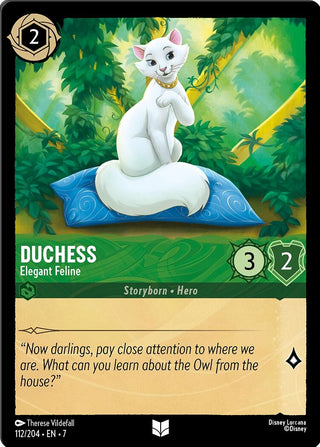 Image for Duchess - Elegant Feline (112/204) [Archazia's Island] - Disney Lorcana