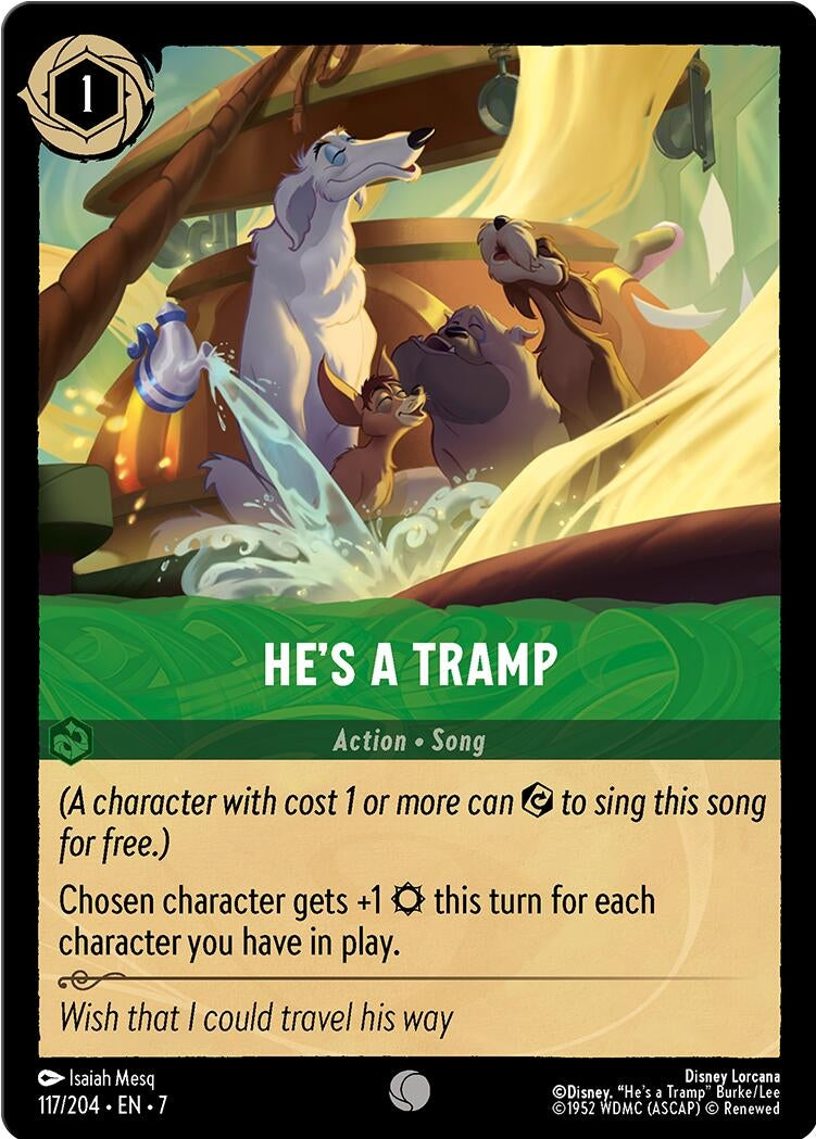 Image for He's a Tramp (117/204) [Archazia's Island] - Disney Lorcana