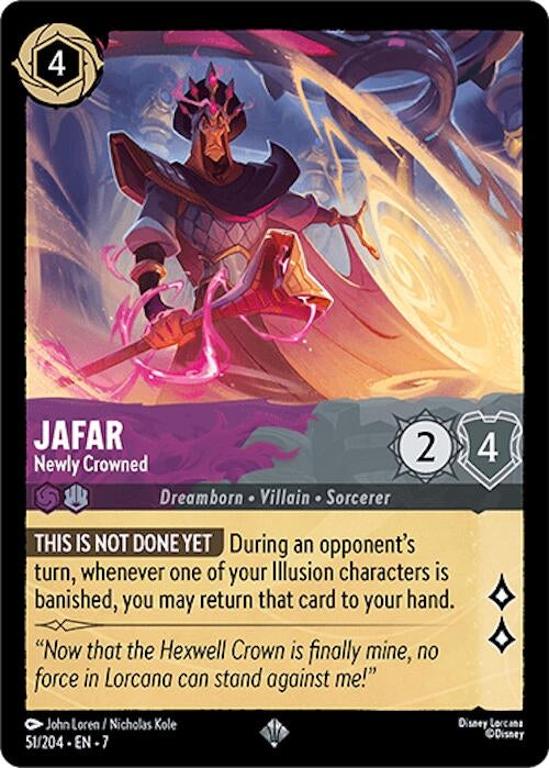 Image for Jafar - Newly Crowned (51/204) [Archazia's Island] - Disney Lorcana