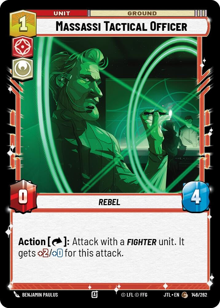 Image for Massassi Tactical Officer (146/262) (Jump to Lightspeed) - Star Wars: Unlimited