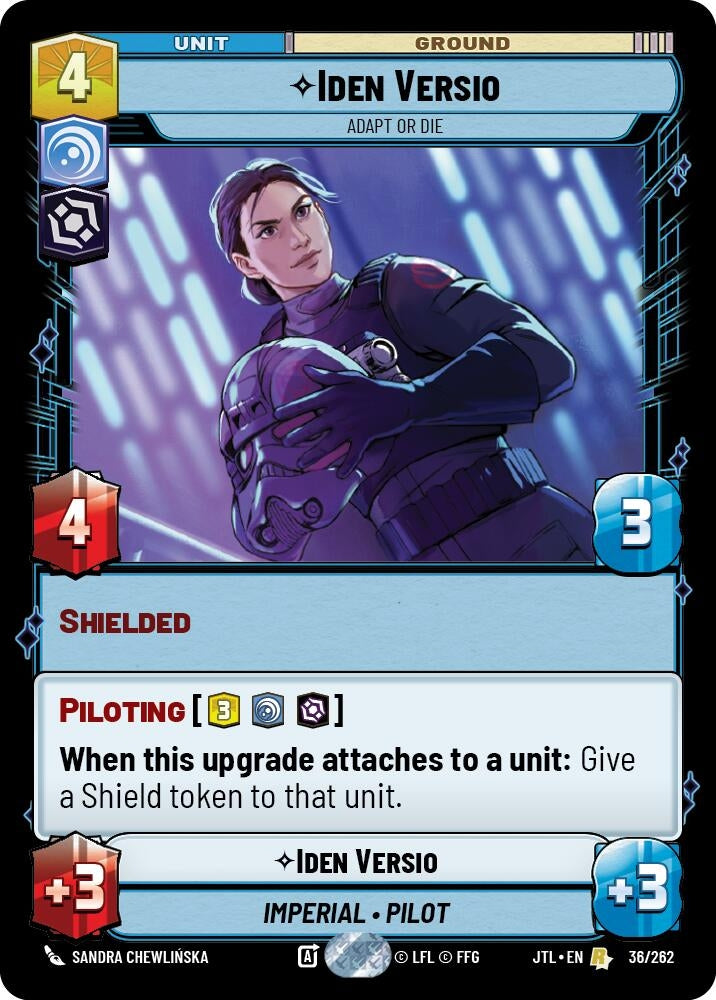 Image for Iden Versio - Adapt or Die (036/262) (Jump to Lightspeed) - Star Wars: Unlimited