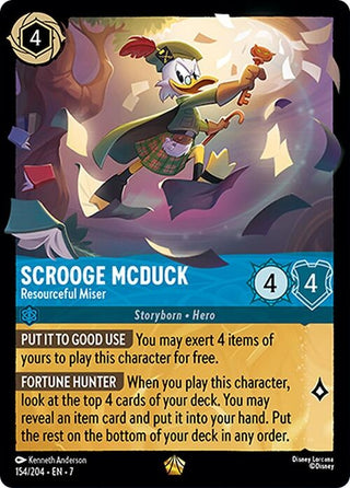 Image for Scrooge McDuck - Resourceful Miser (154/204) [Archazia's Island] - Disney Lorcana