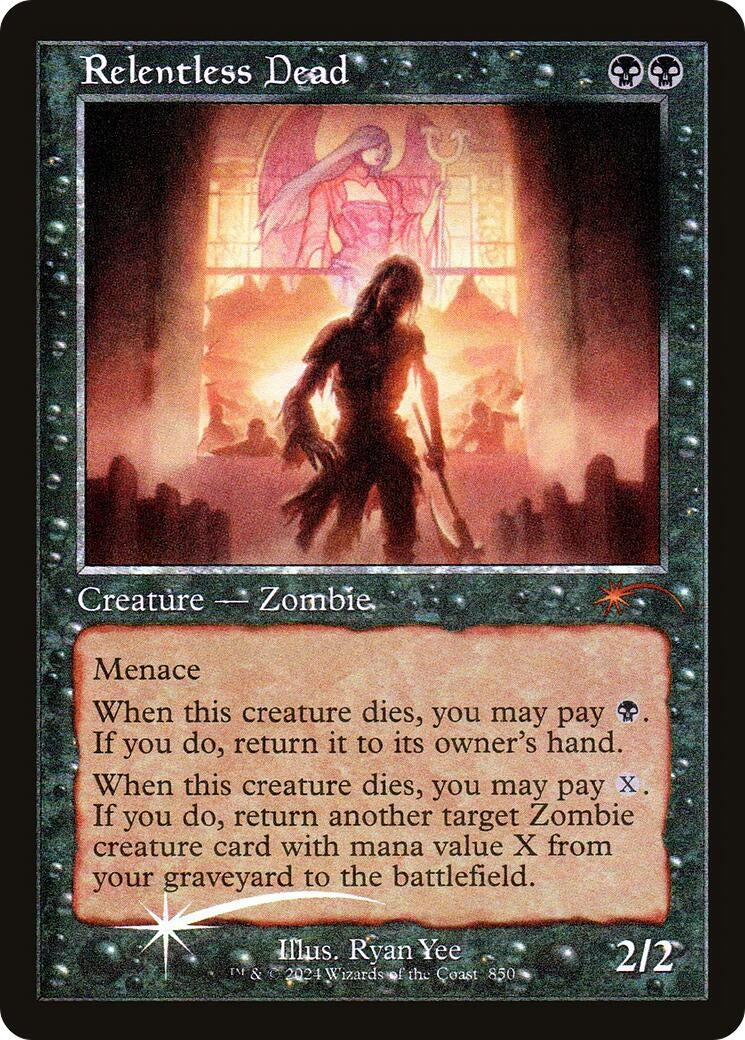 Image for Relentless Dead (Retro Frame) (850) (Secret Lair Drop Series) - Magic: The Gathering