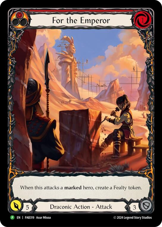 Image for For the Emperor - FAB319 (FAB319) (Flesh and Blood: Promo Cards) - Flesh and Blood TCG