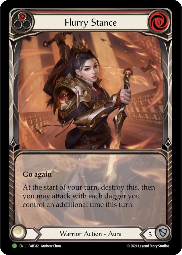 Image for Flurry Stance - FAB312 (FAB312) (Flesh and Blood: Promo Cards) - Flesh and Blood TCG