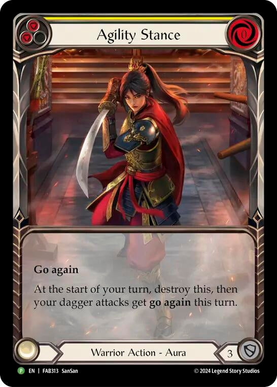 Agility Stance - FAB313 (FAB313) (Flesh and Blood: Promo Cards)