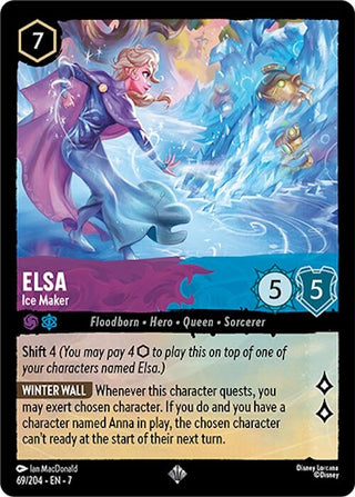 Image for Elsa - Ice Maker (69/204) [Archazia's Island] - Disney Lorcana