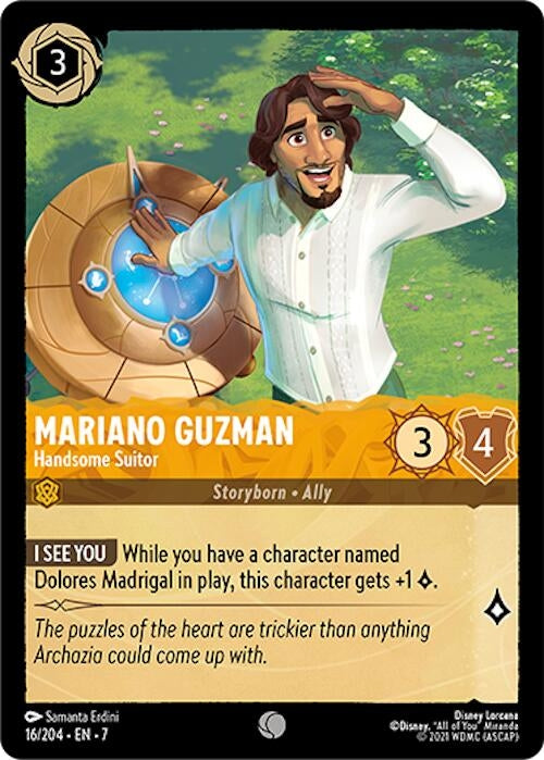 Image for Mariano Guzman - Handsome Suitor (16/204) [Archazia's Island] - Disney Lorcana