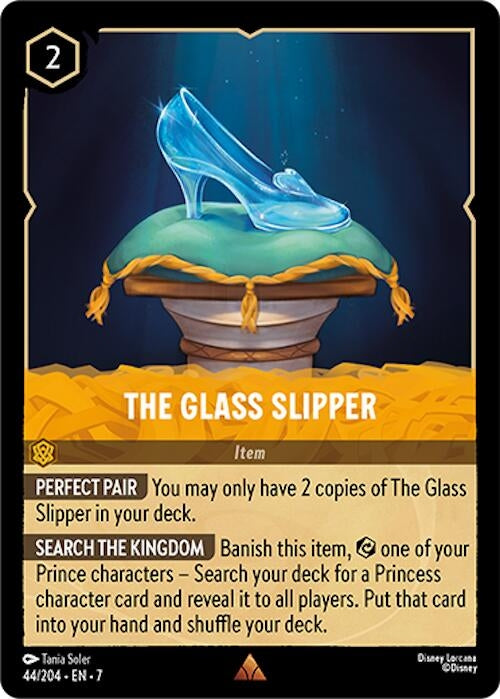 Image for The Glass Slipper (44/204) [Archazia's Island] - Disney Lorcana