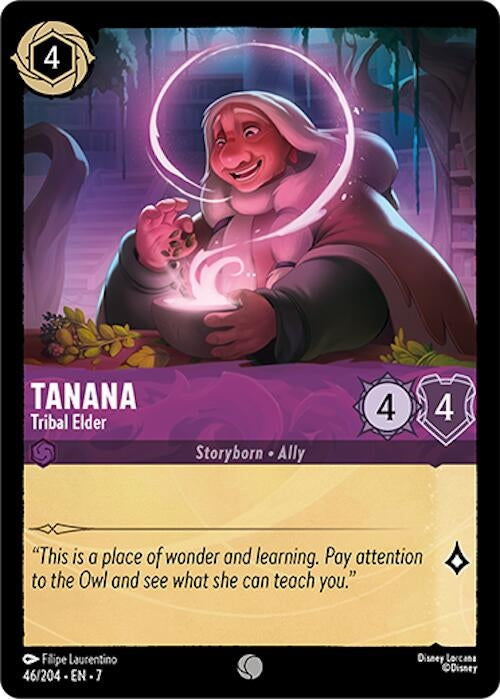 Image for Tanana - Tribal Elder (46/204) [Archazia's Island] - Disney Lorcana