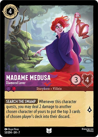 Image for Madame Medusa - Diamond Lover (53/204) [Archazia's Island] - Disney Lorcana
