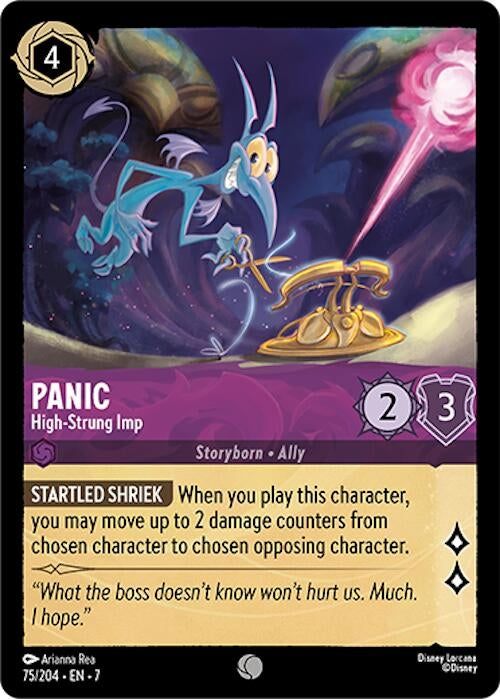 Image for Panic - High-Strung Imp (75/204) [Archazia's Island] - Disney Lorcana