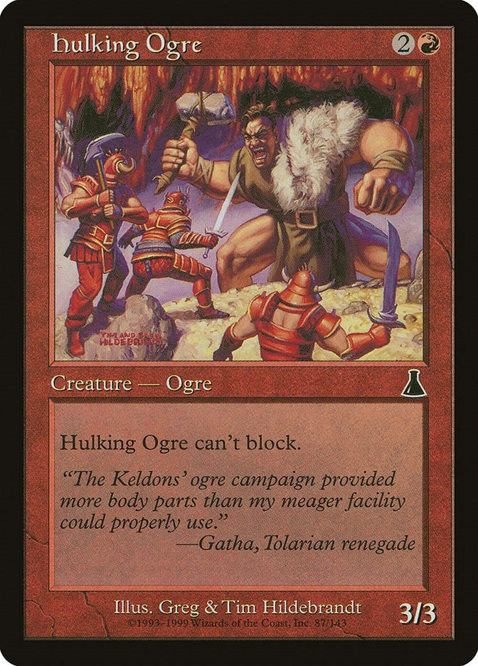 Hulking Ogre (87) [UDS] - MTG Single